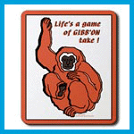Gibbon mouse pad