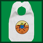 Baby clothes: bib with Goldilocks.