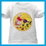 Toddler T-shirts with Mary, Mary, quite contrary