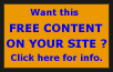Want this free content on your site ? Click here for information.