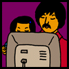 Children's stories and fairy tales from Baby Bird Productions. Logo for a parents' free educational article on helping children succeed in school. A father and child work at a computer.