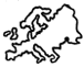 Tiny map of Europe.