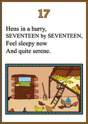 Hen children's counting books