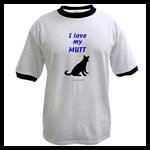 I love my mutt dog breeds tees