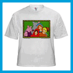 And they lived happily ever after kids' tees