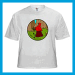 Little Red Riding Hood short sleeve tops