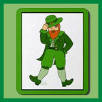St. Patrick's Day Gifts : leprechauns on mouse pads.